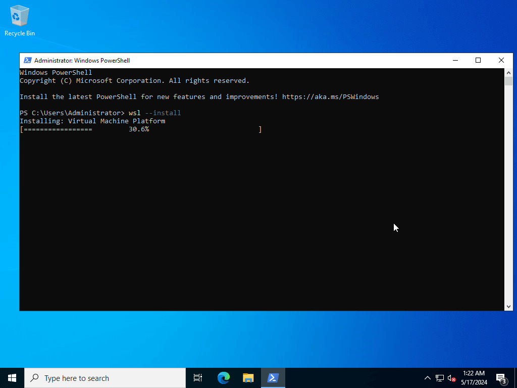 wsl install